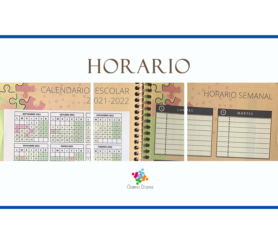 Portada horario curso 2021-2022